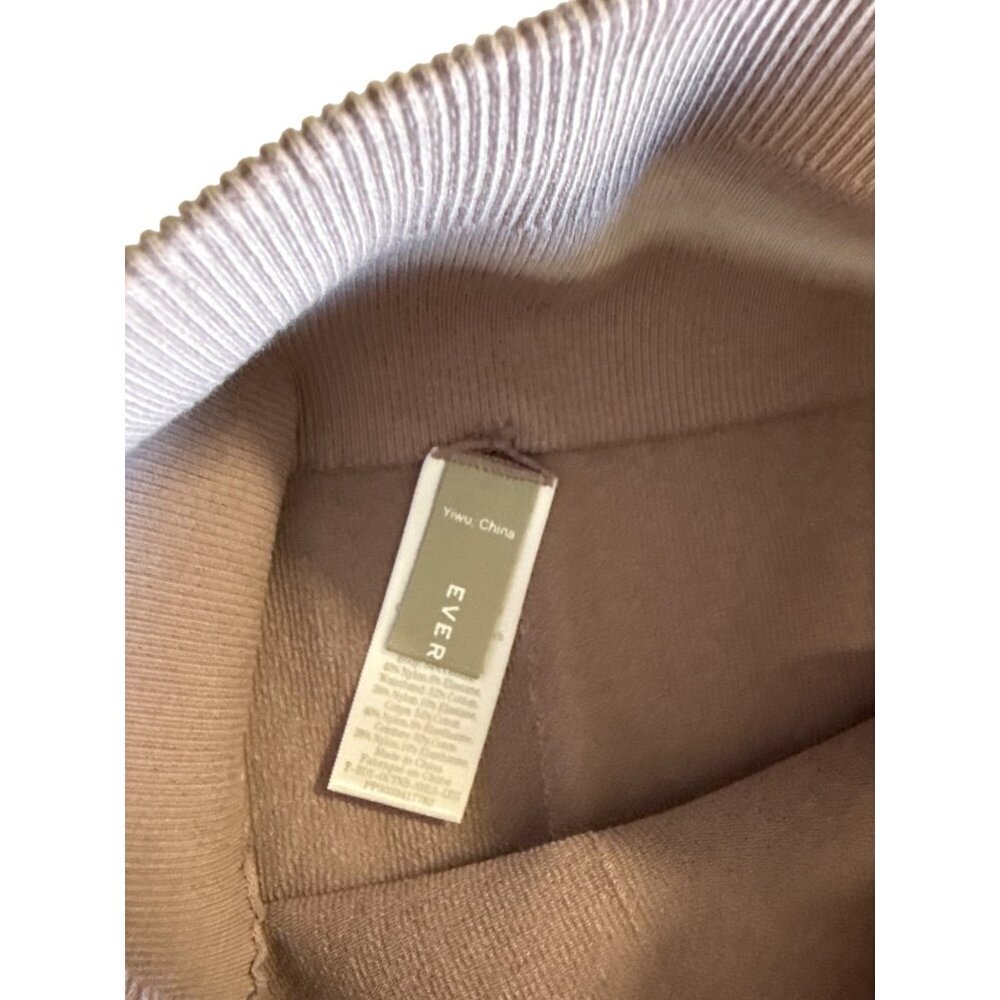 Everlane Organic Cotton Ankle Seamless Ribbed Legging XS/S Dusty Lavender Purple - Picture 7 of 8